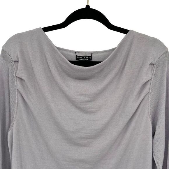 Doncaster Collection Wool Blend Boatneck Sweater Lavender Medium NWT - Picture 3 of 8